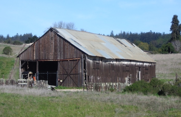old hay barn
